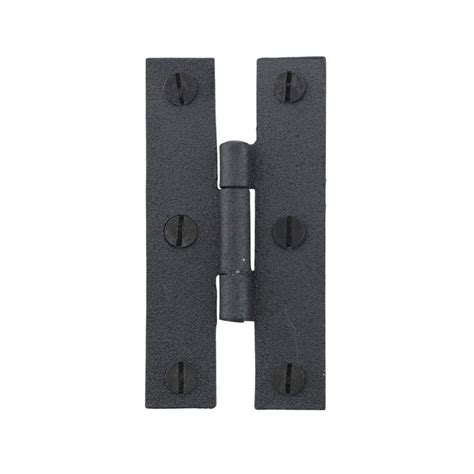 Renovators Supply Manufacturing H Cabinet Hinges 3 In Black Wrought