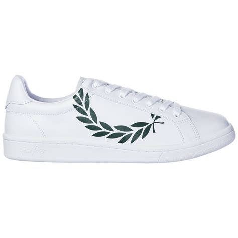 Fred Perry Shoes Leather Trainers Sneakers B721 Laurel In White Modesens