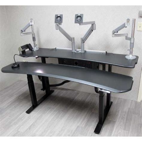 Level 3plus Linear Dual Surface Ergonomic Standing Desk Biomorph Inc