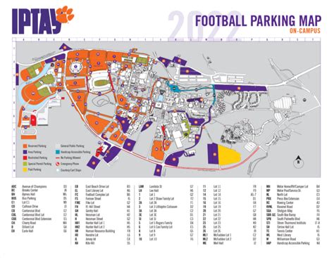 Natasha Robbins Kabar Clemson Football Parking Lots Map