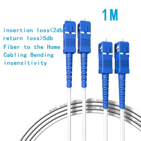 Pre Connectorized Unifi Fiber Patch Cord Sc Sc Upc Optical Fiber Patch