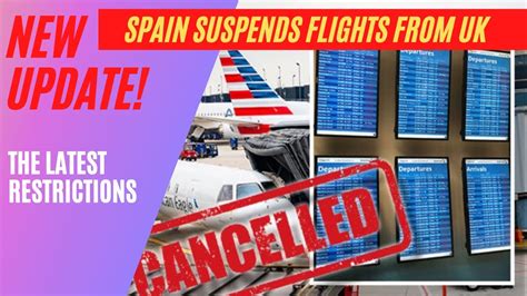 Tenerife Travel Update Spain Suspends All Flights From The Uk Youtube