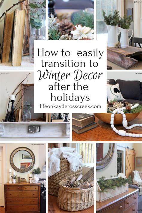9 Easy Ways To Transition To Winter Decor After Christmas Life On