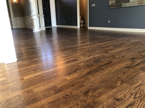 Coffee Brown Wood Floor Liberty Mo Hardwood Floor Refinishing