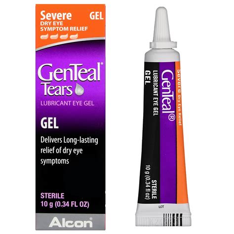 Genteal Tears Lubricant Eye Gel For Severe Dry Eye Symptom Relief Oz Walmart Com