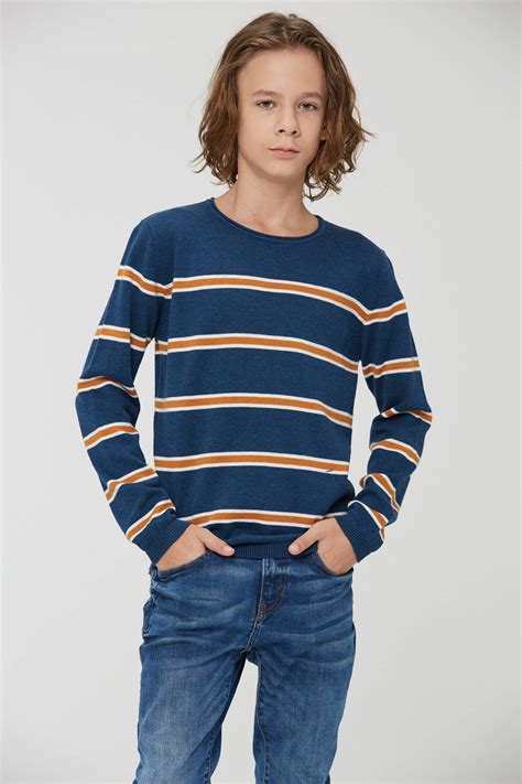Boys' Knitted Long Sleeve Sweater