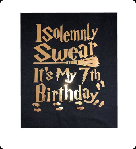 I Solemnly Swear Its My Birthday Kids Birthday Shirts Etsy