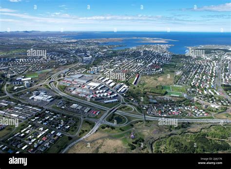Reykajvik And Kopavogur Iceland Aerial View May 2022 Stock Photo Alamy