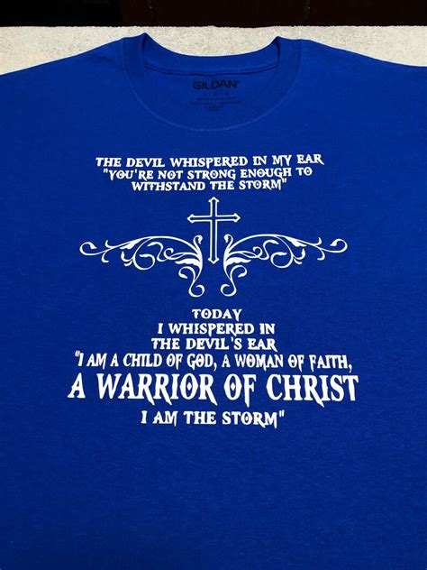 A Warrior Of Christ Etsy