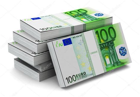 Dies wird vermutlich schon bald geschehen. Stacks of 100 Euro banknotes — Stock Photo © scanrail ...