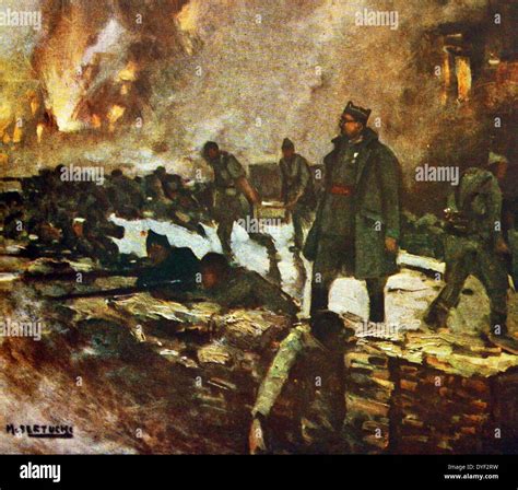 Painting Of The Battlefield Hi Res Stock Photography And Images Alamy