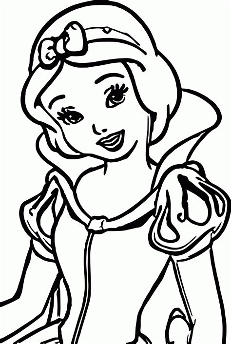 Kleurplaat Makkelijk Disney Disney Prinsessen Prinses Kleurplaat