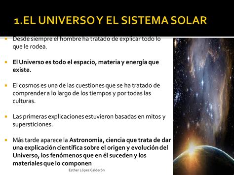 El Universo Y El Sistema Solar By Esther López Calderón Issuu
