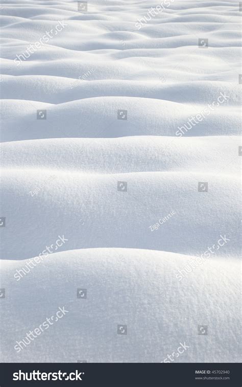 Waves Of Snow Bumps Stock Photo 45702940 Shutterstock