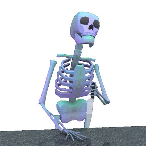 Spooky Skeleton Gif