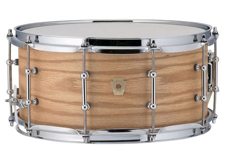 Ludwig 65x14 Classic Maple Natural Satin Oak Snare Drum Reverb