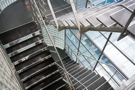 Open Stairwell In A Modern Office Building Cosgrave Vergeer Kester