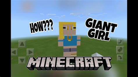 Minecraft Tutorial How To Make A Giant Girl Youtube