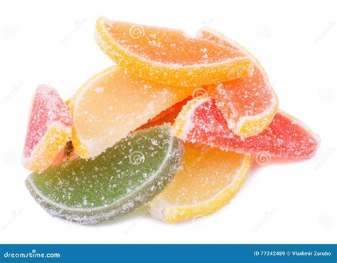Fruit Jelly Fruit Segments Stock Image Image Of Segments 77242489