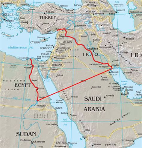 Land Promised To Israel Map