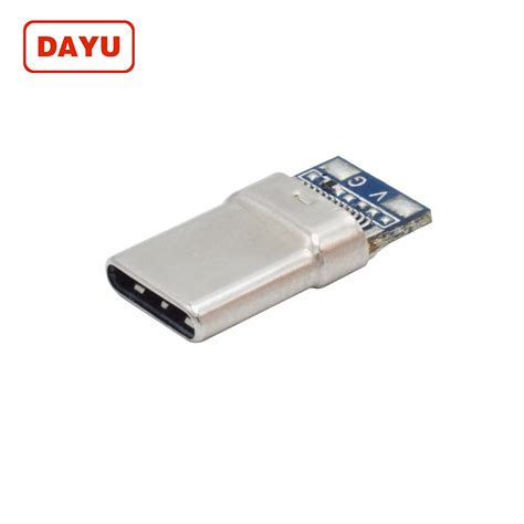 High Current Type C Male Connector Fast Charging Usb C Male Connector