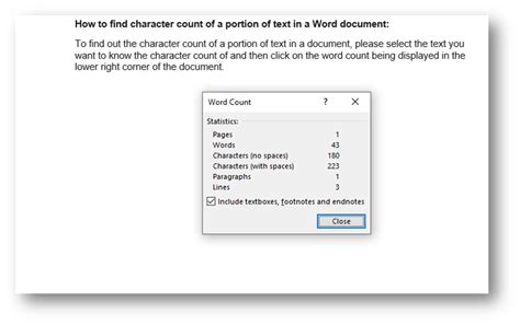 How To Count Characters In Microsoft Word Desktop And Mobile Instructions