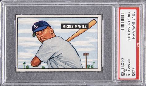 Due to the immense popularity of online auction sites many companies have developed software to. Lot Detail - 1951 Bowman #253 Mickey Mantle Rookie Card - PSA NM-MT 8 (OC)