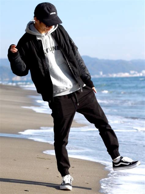 yuuma｜leylineのキャップを使ったコーディネート wear ストリート系ファッション メンズ メンズファッション 男性ファッション