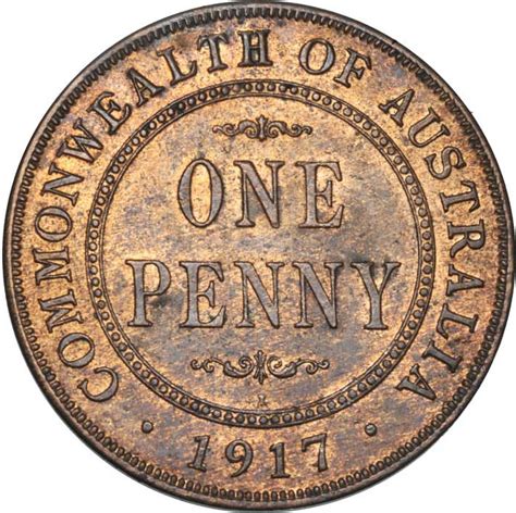 Penny 1917 Coin From Australia Online Coin Club
