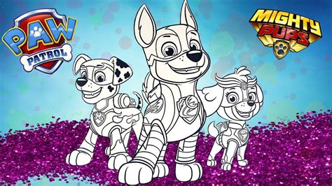 This color book was added on 2020 02 27 in paw patrol coloring page and was printed 212 times by kids and adults. Coloring PAW Patrol Marshall Chase Skye Mighty pups ...