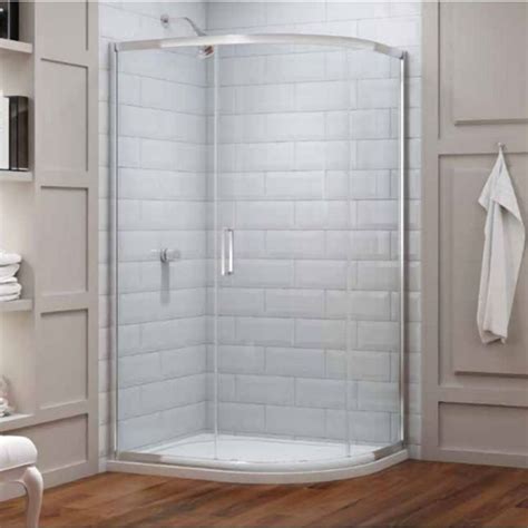 Merlyn 8 Series 900 X 760 1 Door Quadrant Shower Enclosure Bathtub