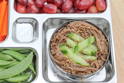 Flat rice noodles tend to stick to each other when they cook. 25 Healthy Back To School Lunch Ideas • Hip Foodie Mom