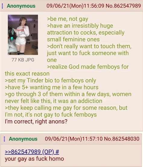 Anon Isn T Gay R Greentext Greentext Stories Know Your Meme