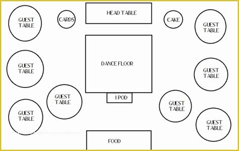 Free Wedding Floor Plan Template Of Reception Seating Kinda But With