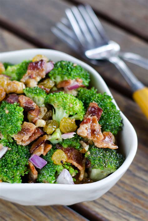 Broccoli salad don t sweat the recipe. Broccoli Salad with Bacon (Paleo, Whole30, Gluten Free) | Cook Eat Well