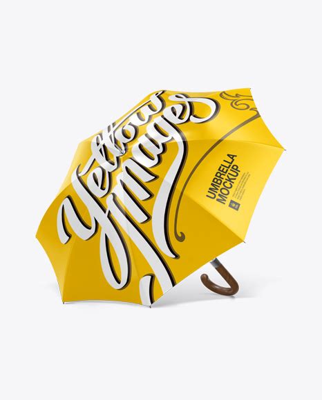 Download Glossy Umbrella Mockup in Apparel Mockups on Yellow Images Object Mockups