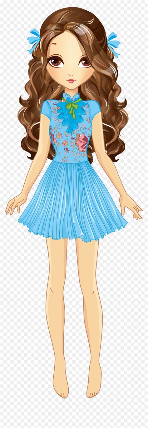 Doll Png Transparent Clipart Pretty Girl Cute Girl Clipart Png