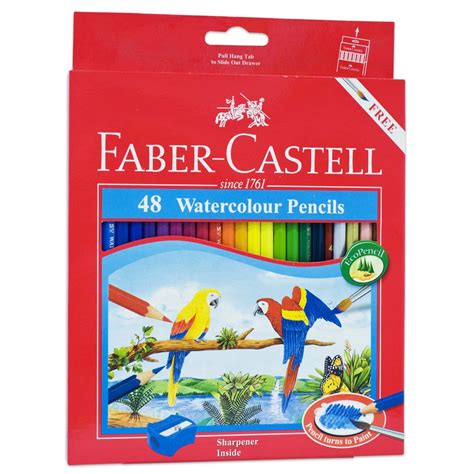 Faber Castell 48 Watercolour Pencils Harga And Review Ulasan Terbaik Di