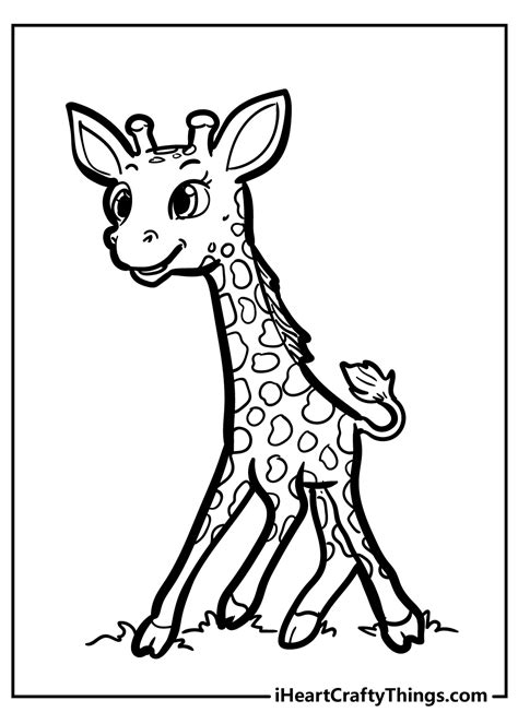 Giraffe Coloring Pages To Print And Color