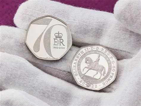 The Platinum 50p Jubilee Coin Was Issued By The Post Office Review Guruu