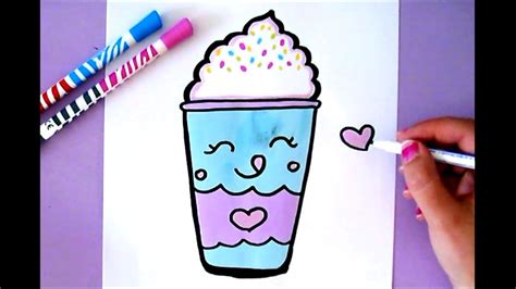 How To Draw A Cute Drink From Starbuck Happy Drawings