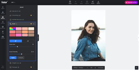 How To Add Blush To Portraits With Fotor Fotor Help Center