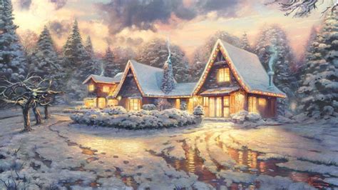 Snowy Cottage Wallpapers Top Free Snowy Cottage Backgrounds