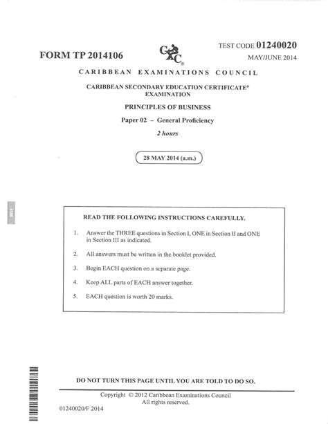 Calaméo Csec Pob Past Papers 2and3 2005 2019