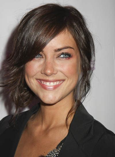 Short Hair Brunette Hair Style And Color For Woman