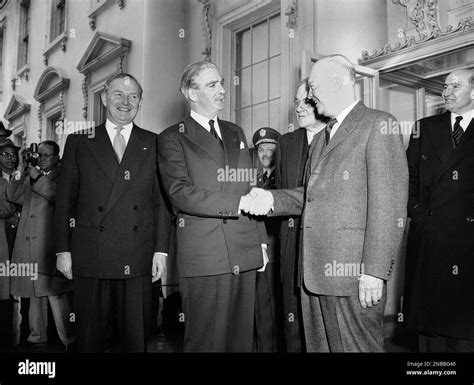 President Dwight Eisenhower And British Prime Minister Anthony Eden