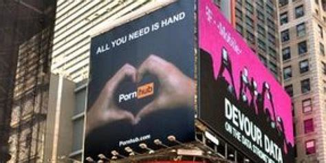 Pornhub Times Square Billboard Meets Stiff Opposition Comes Down