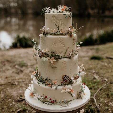 Woodland Enchanted Forest Wedding Cake