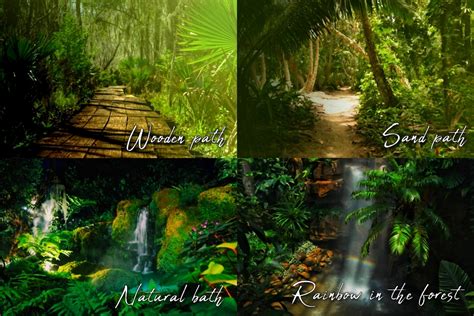 Tropical Jungle Island Pack 20 Visual Novel Backgrounds