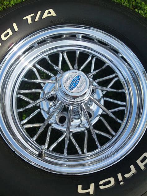 Buy Set Of 4 Chrome Cragar Star Wire Wheels 30 Spokes With Bf Goodrich Tires Crager In Talbott